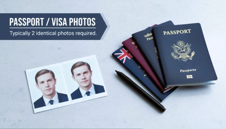 How many photos you need when applying for a passport or visa