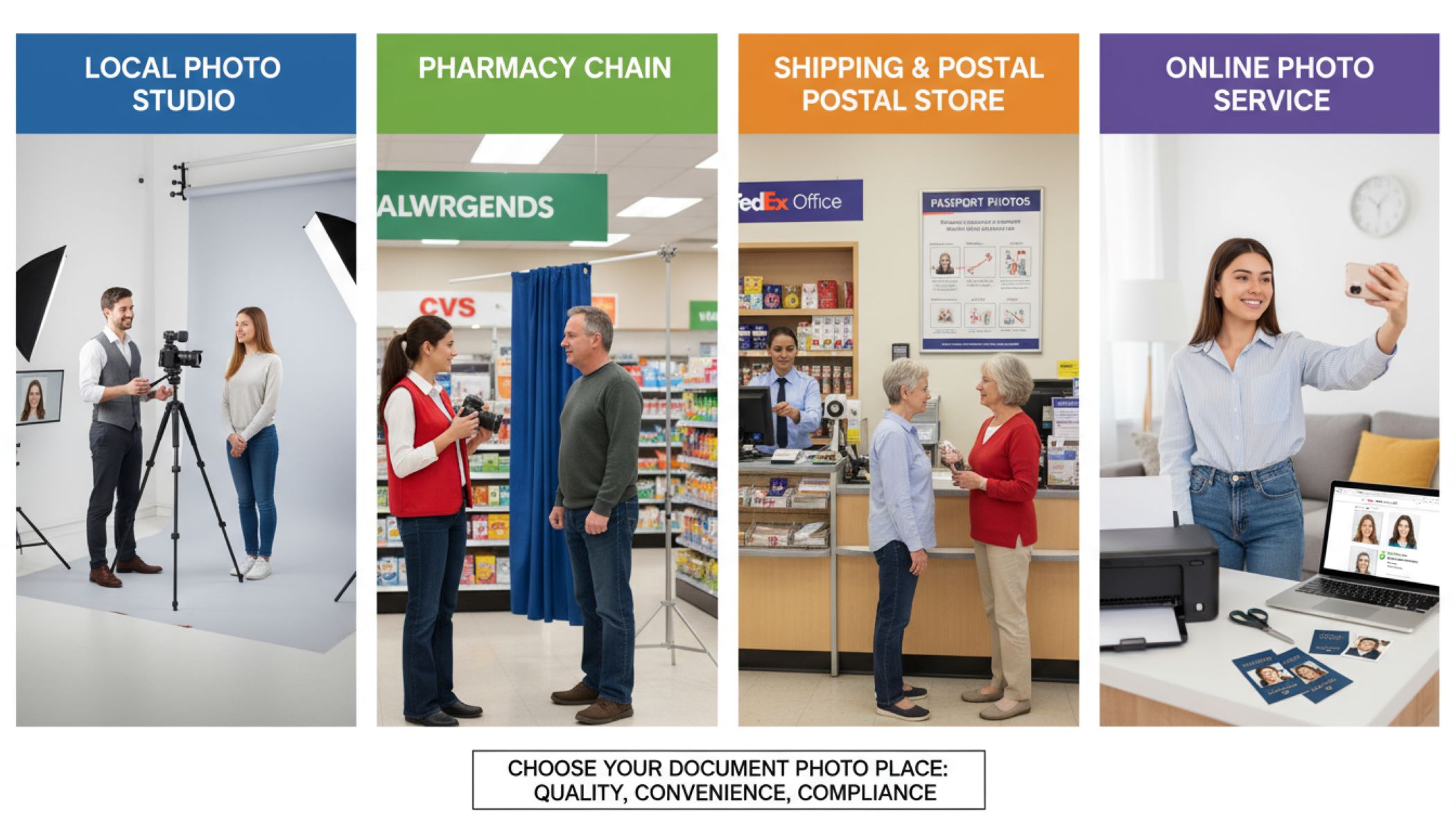 How to choose a place to get document photos done in the U.S.